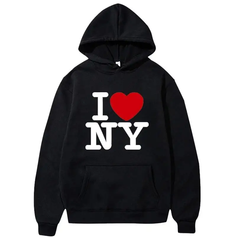 Winter Clothing New York - Толстовки с принтом «Я люблю Нью-Йорк»,