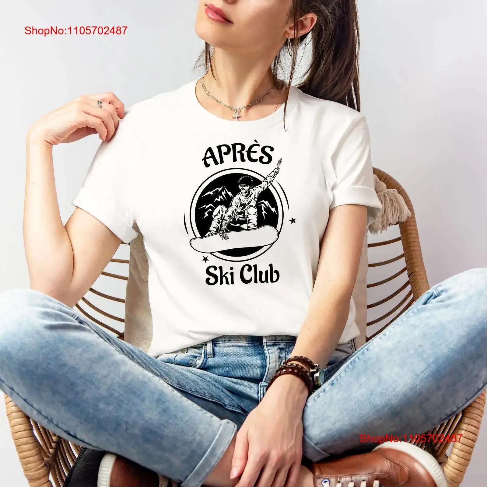 Winter Clothing Ideas - Футболка-свитшот Apres Ski Club для женщин,