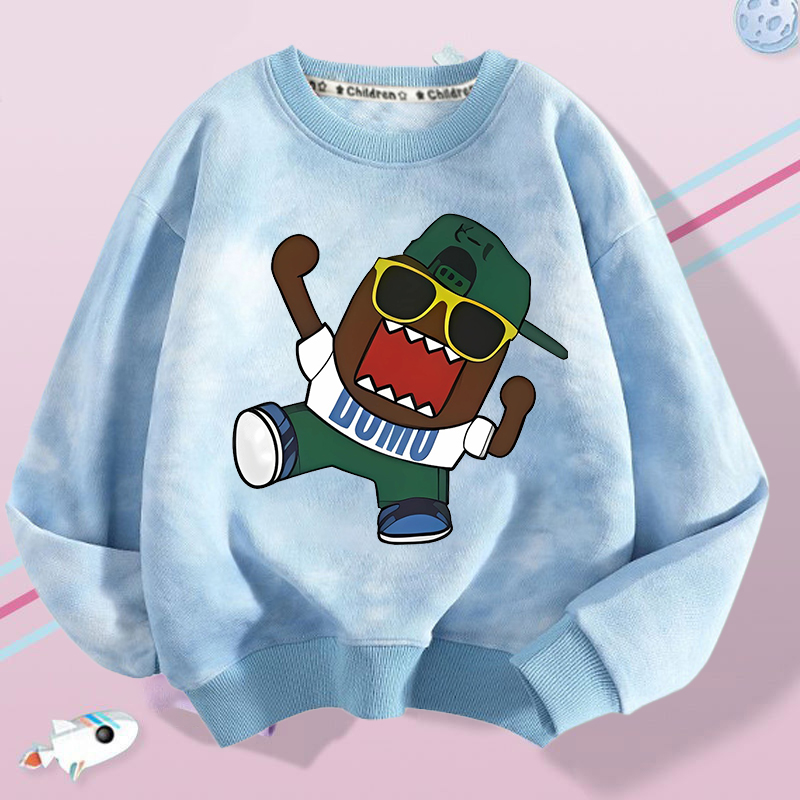Winter Clothing Boys - Детский свитшот Domo Kun с круглым