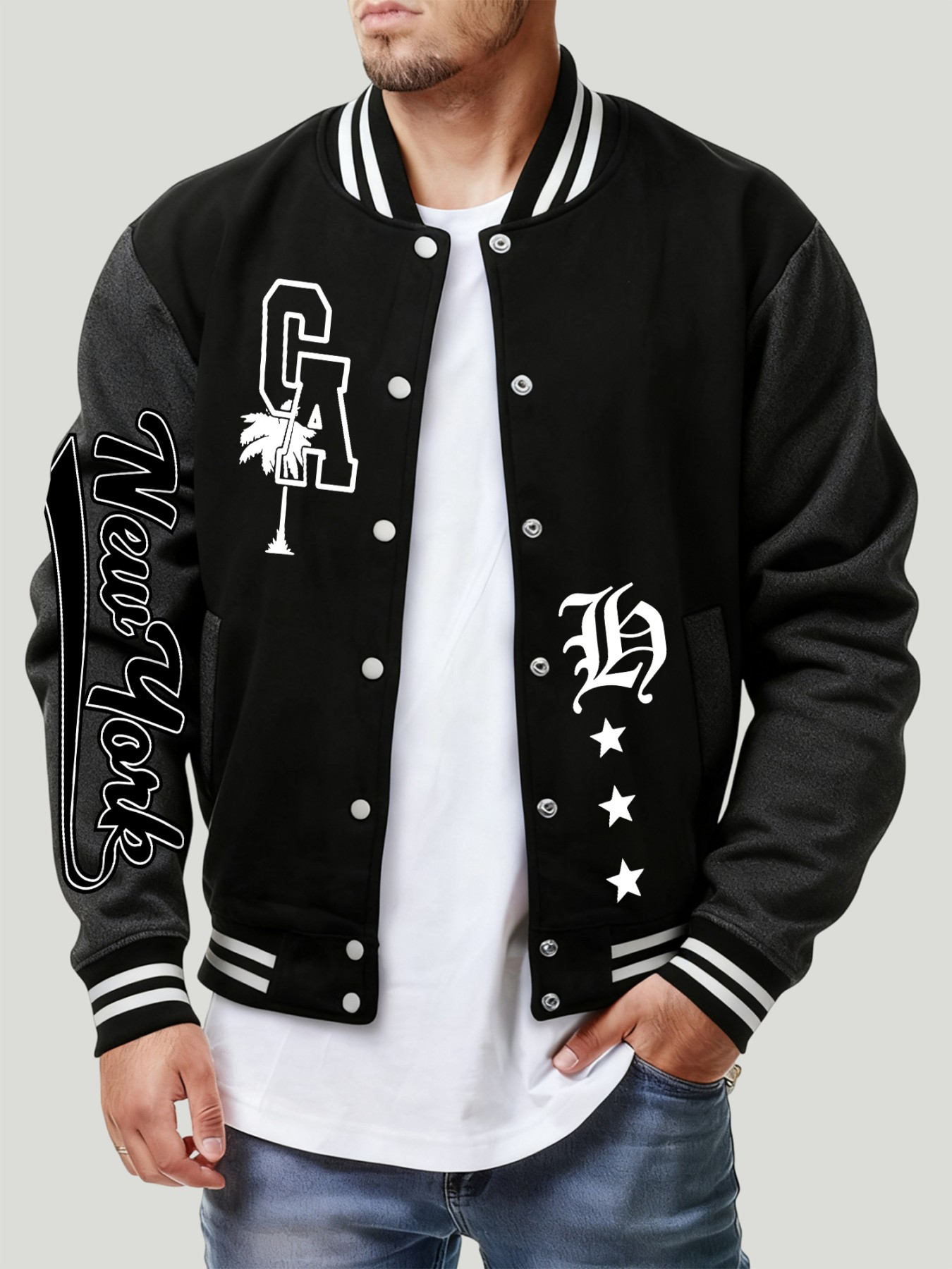 Winter Clothing New York - Бейсбольная куртка New York Letter Ca