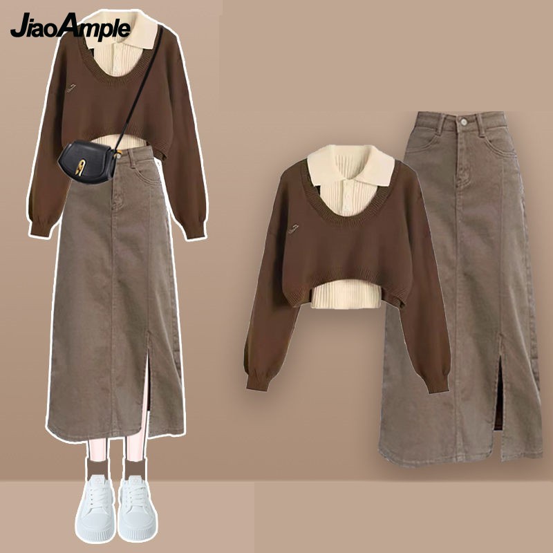 Winter Clothing Kit - Женский весенне-осенний новый винтажный вязаный свитер
