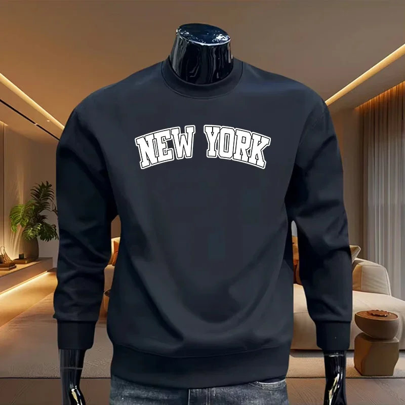 Winter Clothing New York - Мужская толстовка с принтом Нью-Йорка, повседневный