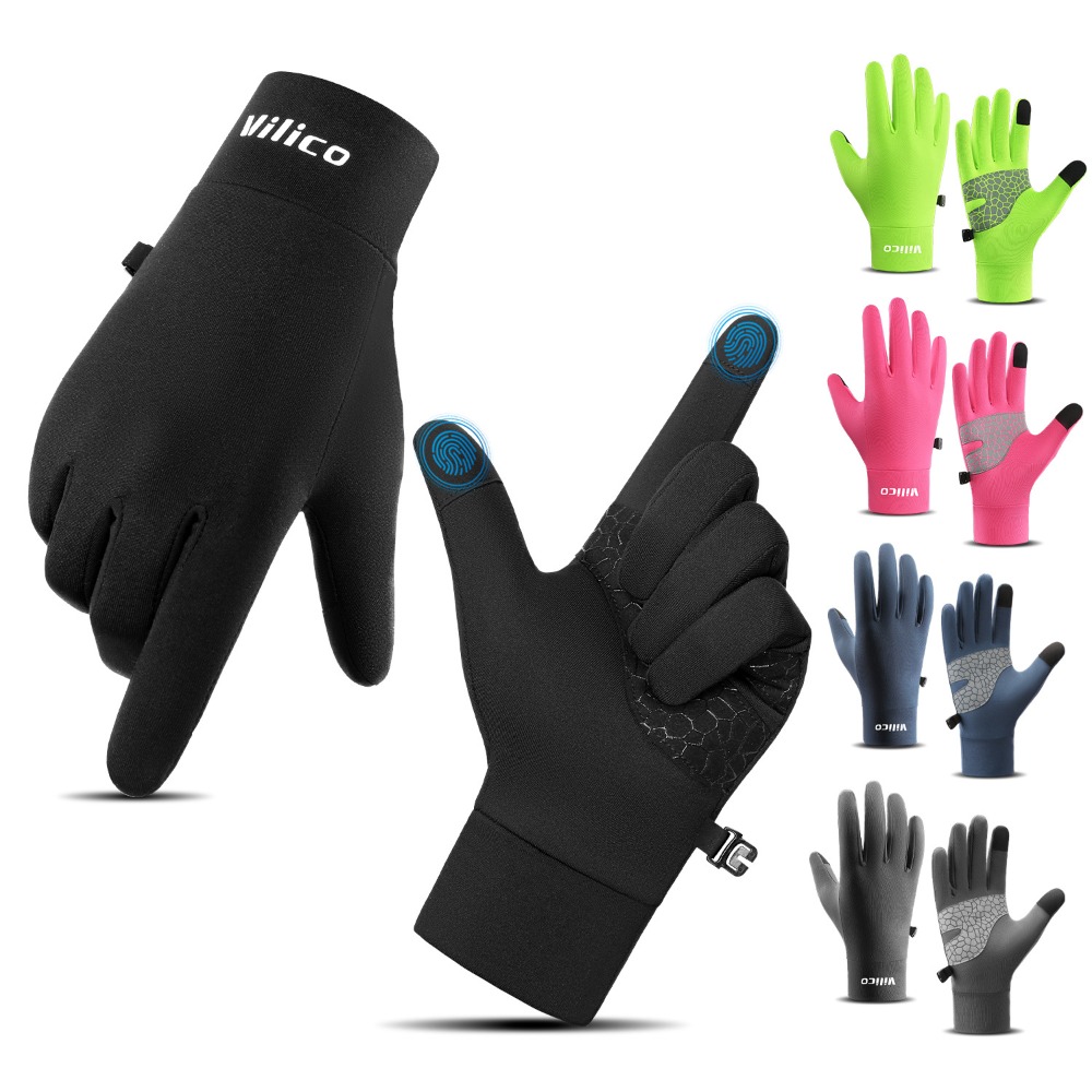 Knit Glove Touch Screen - Зимние теплые вязаные противоскользящие перчатки для