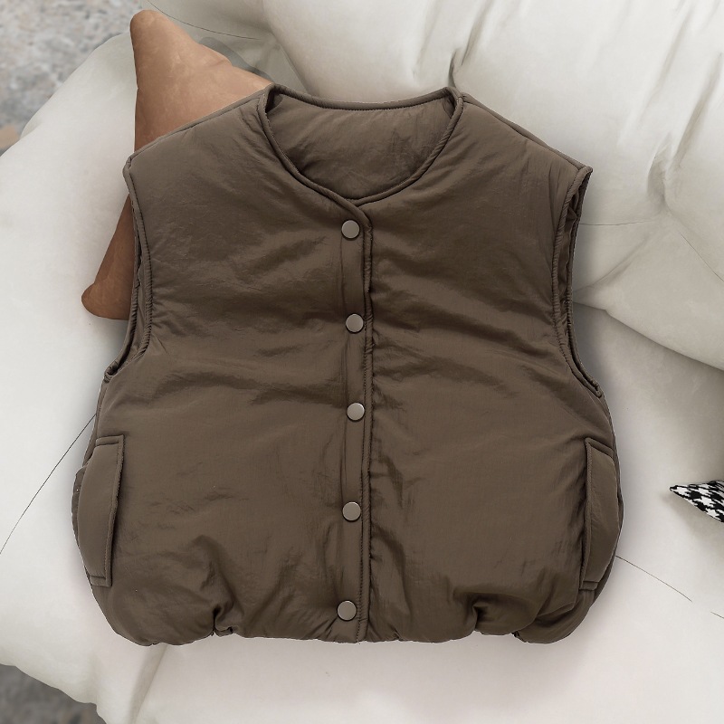 Подростковый жилет с круглым в – обзор и цена Padded Vest Gilet