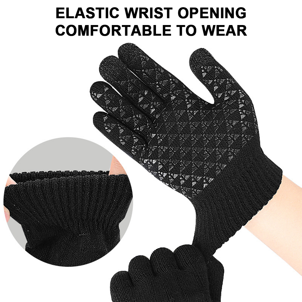 5-1 пара вязаных перчаток с US – обзор и цена Knit Glove Touch Screen